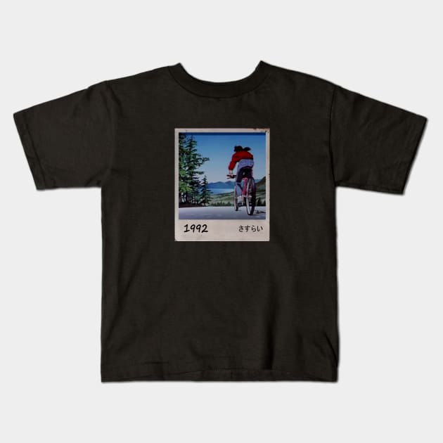 Goldenboy 90's Nostalgia Anime Kids T-Shirt by waveformUSA